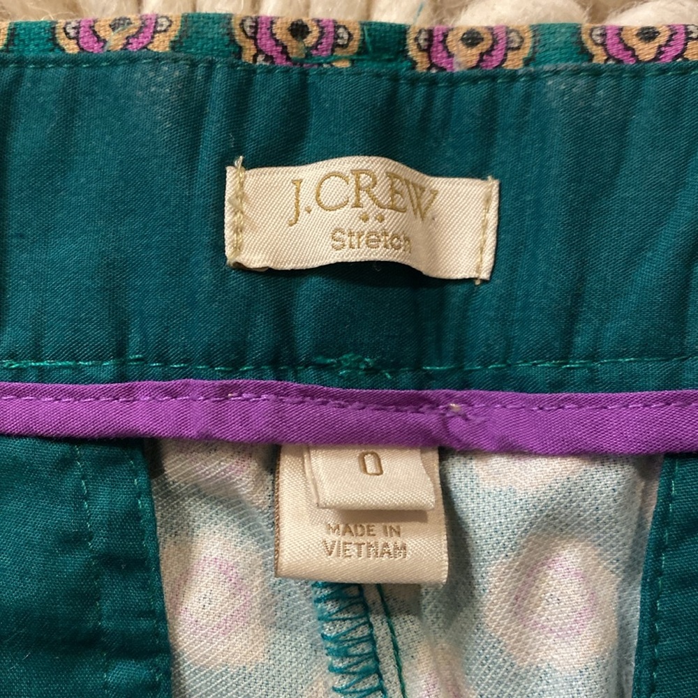 J. Crew Printed Cigarette Pants - Picture 3 of 7